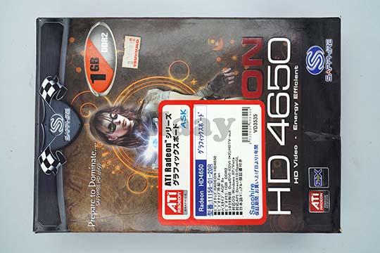 蓝宝石SAPPHIRE HD4650 1GB AGP 显示卡（ATI Radeon HD4650芯片）